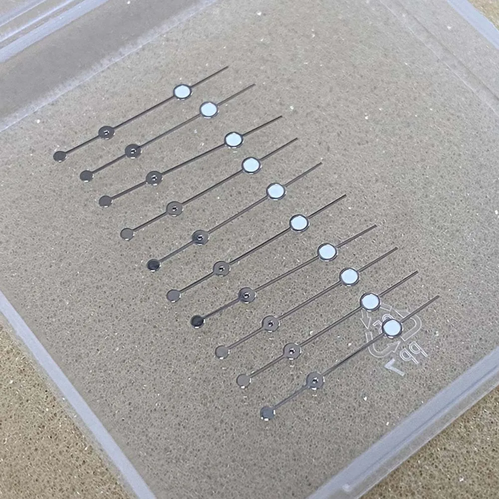 

10 PCS Green Luminous Sliver Watch Second Hand for NH35 NH36 4R 7S Movements Nh35 Hands Accessories Parts