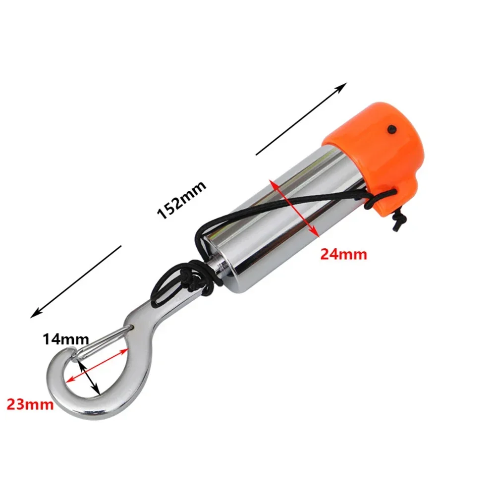 Scuba Diving Safety Tank Signal Shaker Rattle Noise Maker Stainless Steel Underwater Rattle Underwater Diver Communication Stick 6