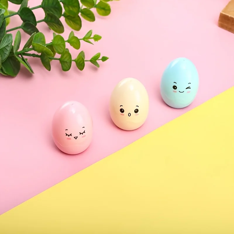 달걀과 연필 샤프너 색상 한 세트 선택 가능