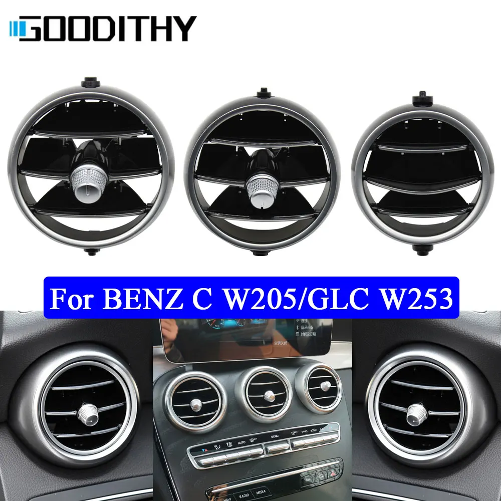 

Inner Left Right Rear Front Air Conditioner AC Vent Outlet Grille For Mercedes Benz C Class W205 GLC W253 2015-2021 2058300201