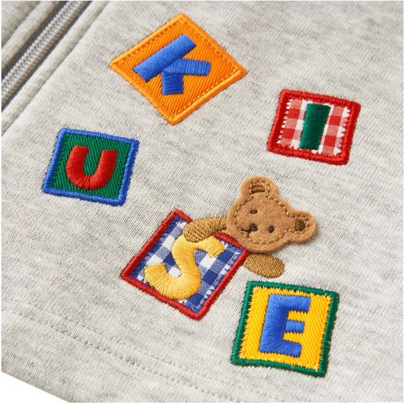 Toddler Girl Winter Clothes Spring And Autumn Boys Vest Cartoon Bear And Rabbit Good Friend Baby Vest Brother Sister Clothes