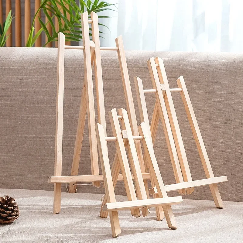 Beech Wood Table Easel 30cm/40cm/50cm For Artist Painting Craft Wooden Stand For Party Decoration Art Supplies