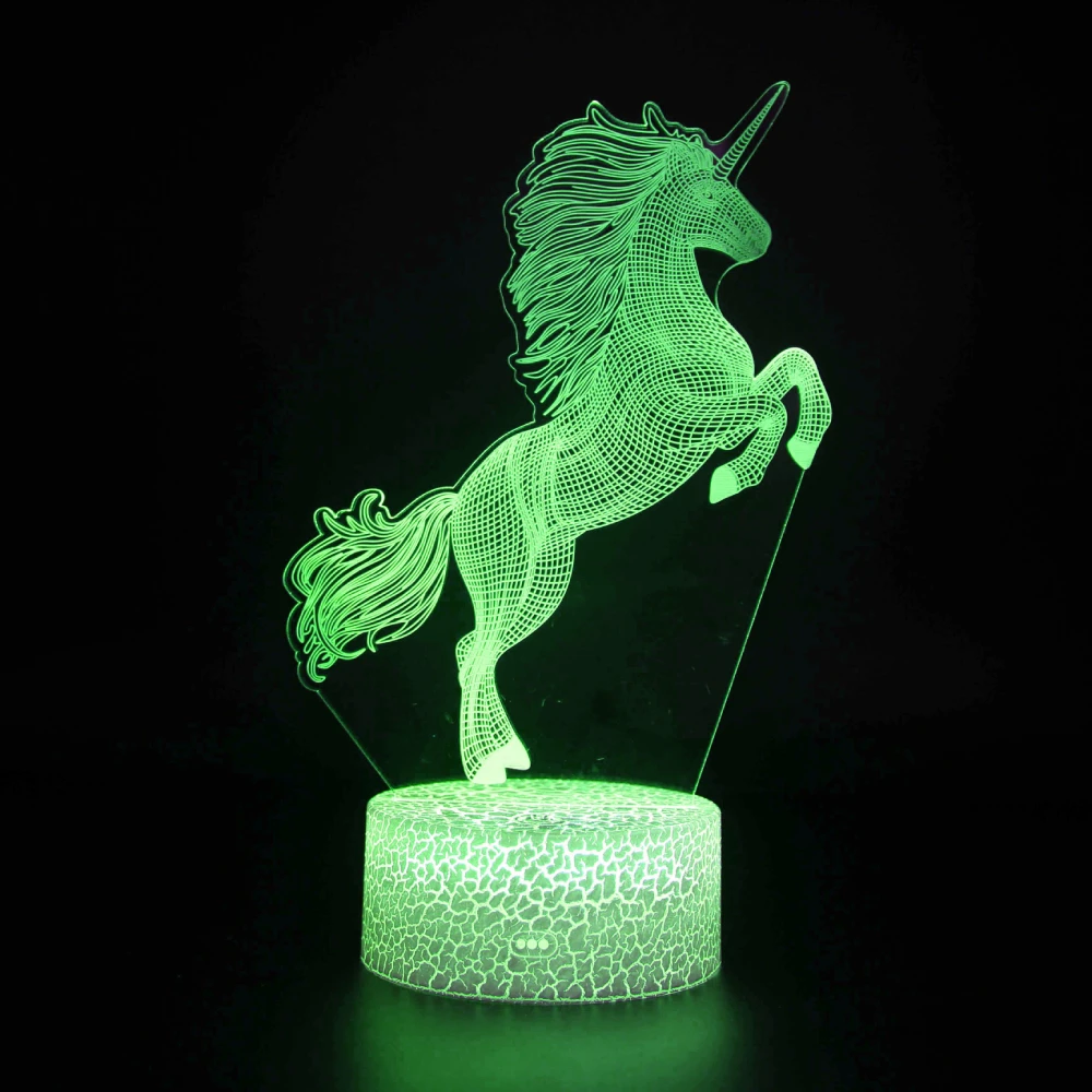 

Nighdn Unicorn Lamp for Kids 3D LED Night Light 7 Color Changing Child Nightlight Birthday Christmas Gift for Girls Room Decor