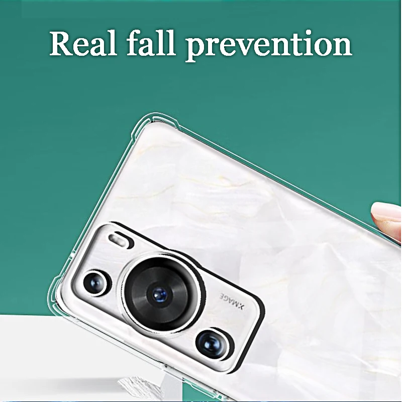 Custodia Sottile Verco Per Huawei P60 Pro – Cover Posteriore Opaca In Silicone TPU – Nero