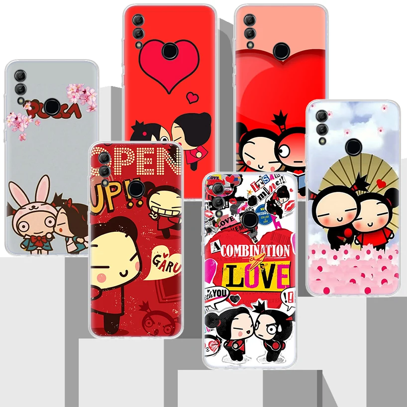 Simpatico Cartone Animato Pucca Garu Custodia Morbida In Silicone Per Huawei Honor 10 Lite 9 8A 8X 8S 9X Pro Y5 Y6 Y7 Y9S P Smart Z 2019 1020I Co