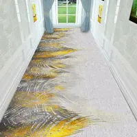 Modern Fashion Household Long Corridor Carpet Runner Home Decoration Hotel Hallway Rug Washable Villa Stairway Mats Customizable 2