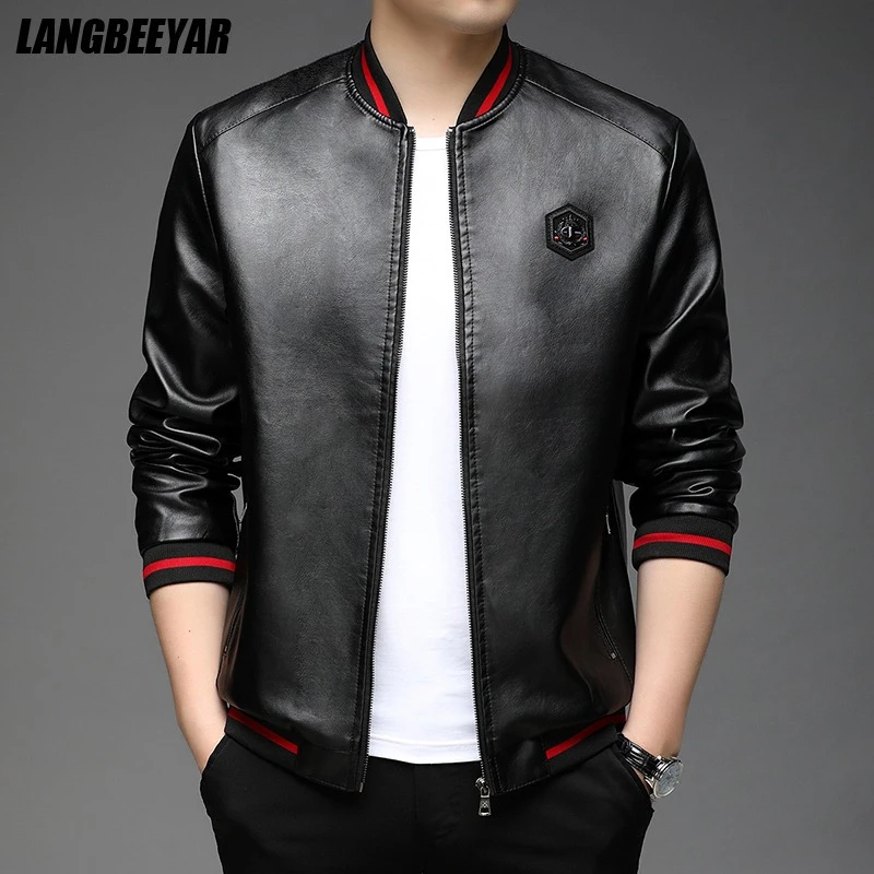 faux leather jackets for men