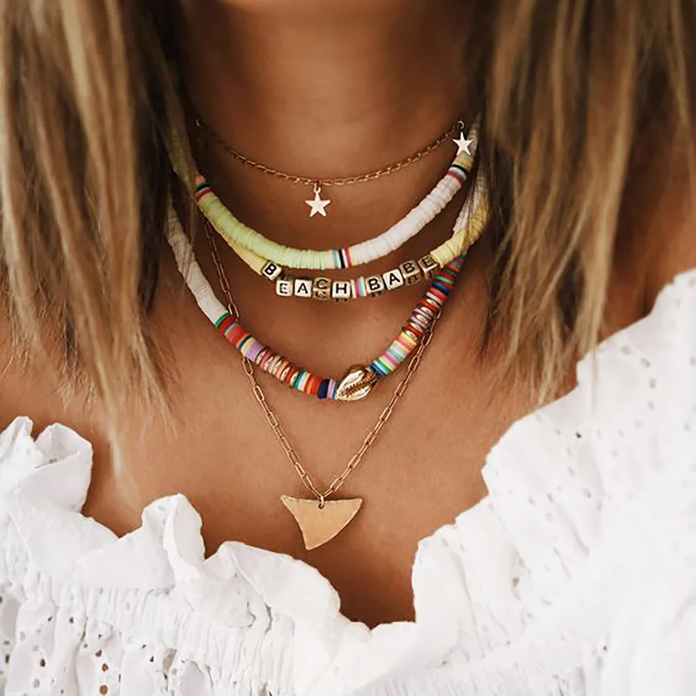 10 Strand Flat Round Handmade Polymer Clay Bead 3/4/5/6/8mm Spacers Loose Bead for jewelry DIY making bracelet necklace Decor