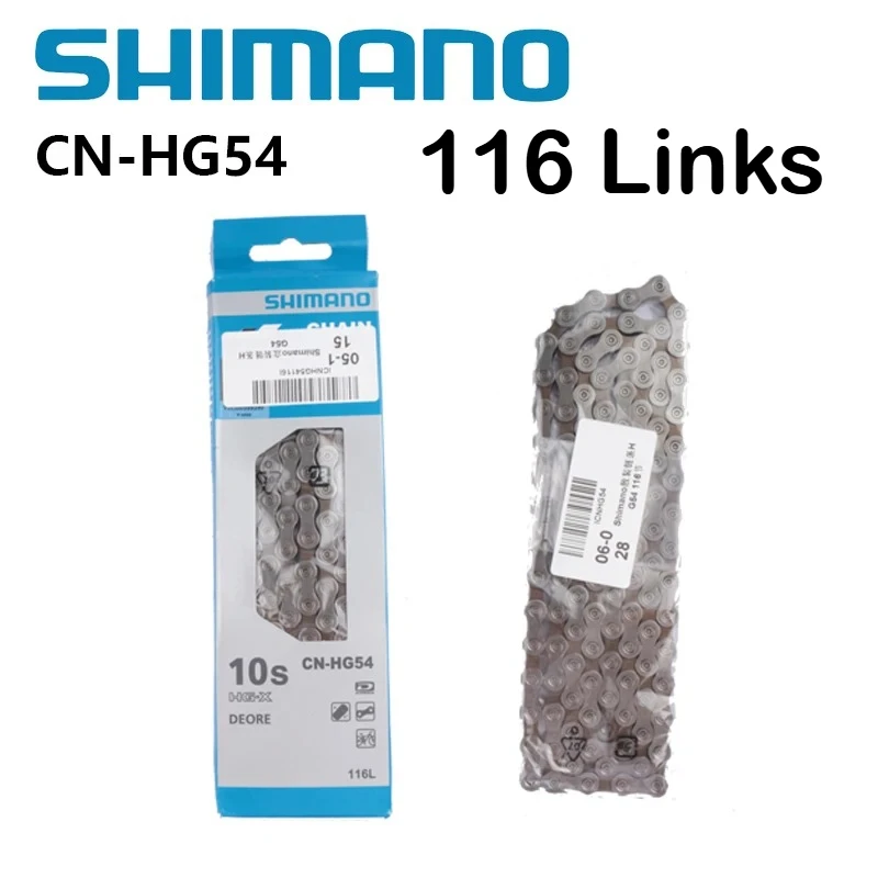 시마노 CN-HG54 10단 자전거 체인 | SLX M7000 시리즈 | 116개 링크 | MTB 산악 자전거 및 로드 자전거 모델과 호환 가능