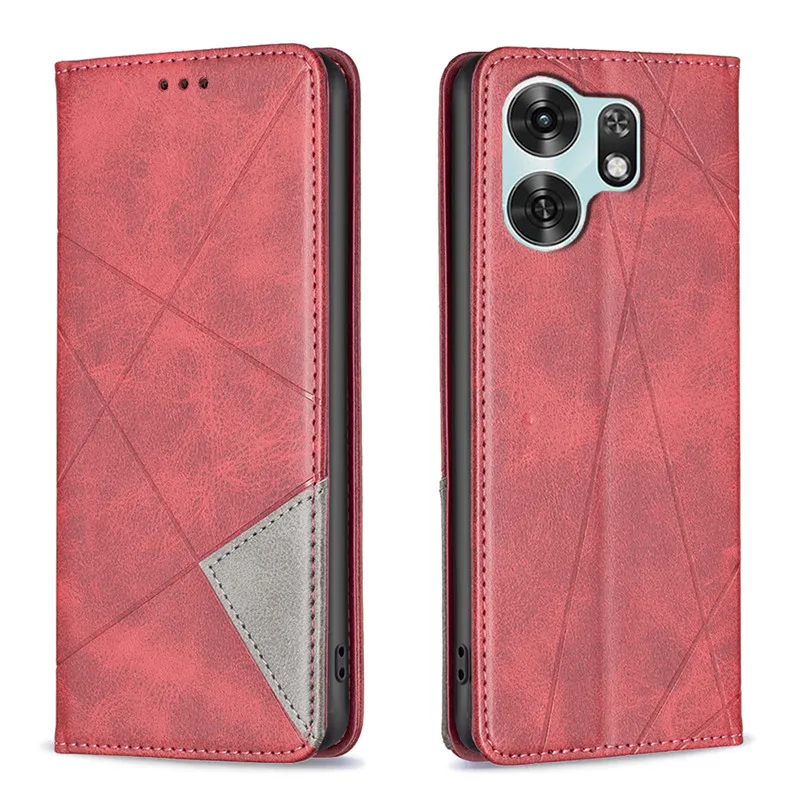 Premium Magnetic Wallet Leather Flip Phone Case -
