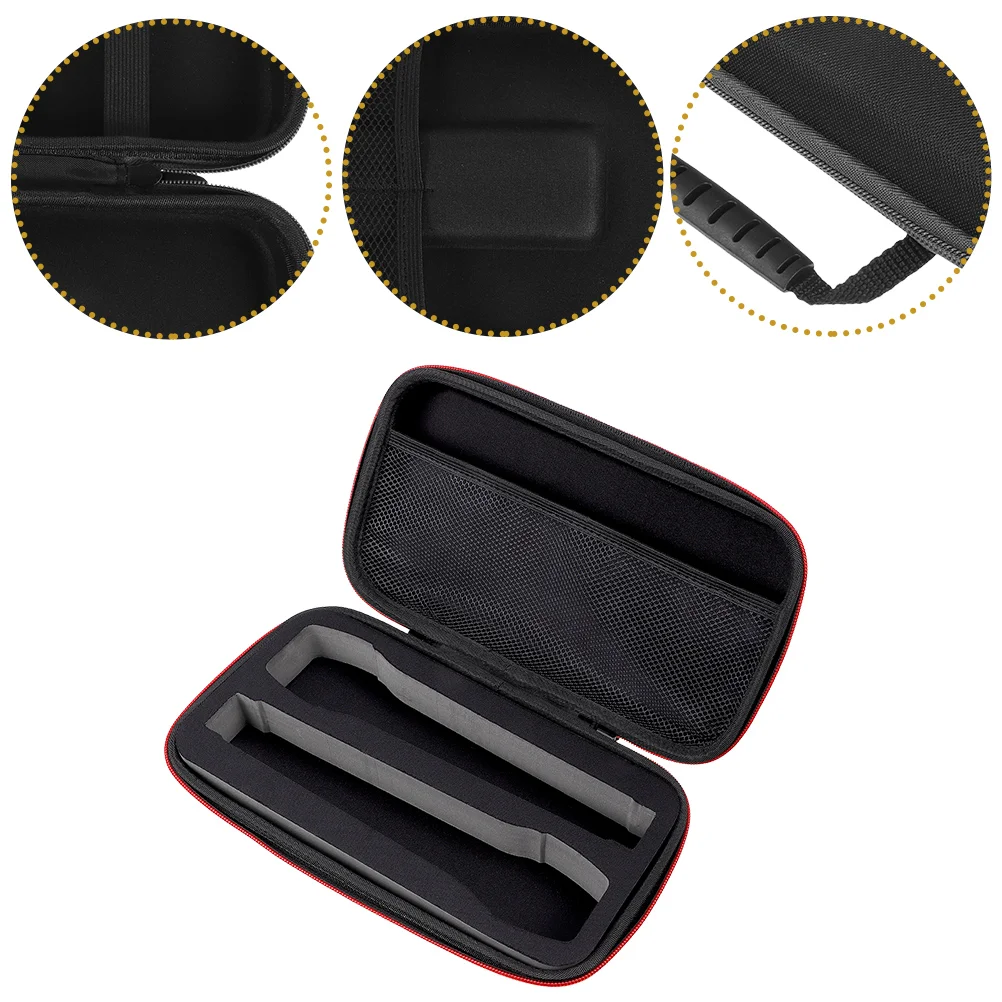 

2 Pcs Microphone Storage Bag Case Wireless Microphones for Trip Travel Sponge Carrying