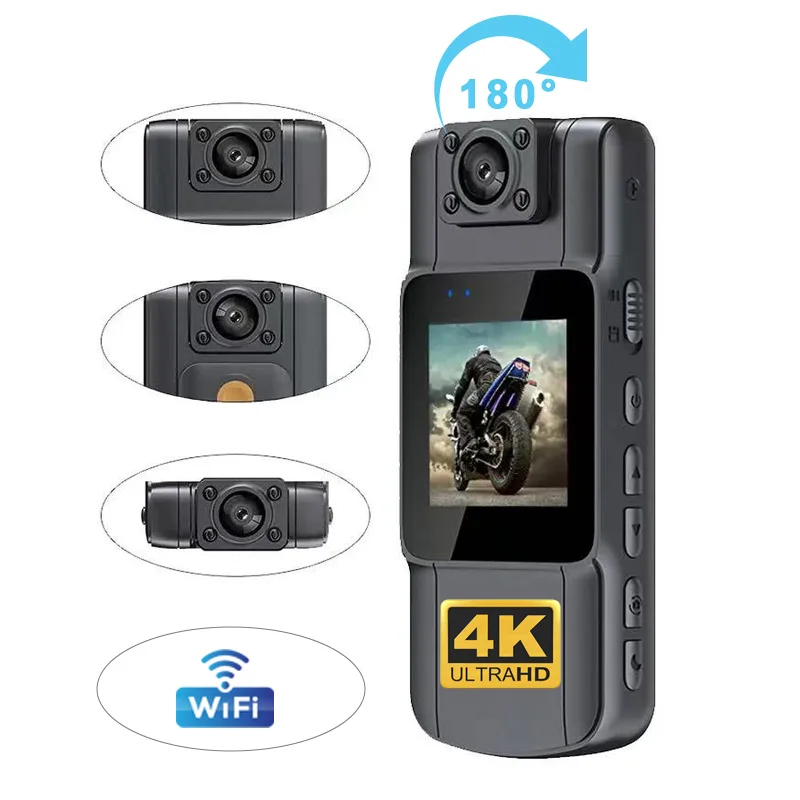Caméra Action 360° 4K WiFi - Sport Extrême Étanche