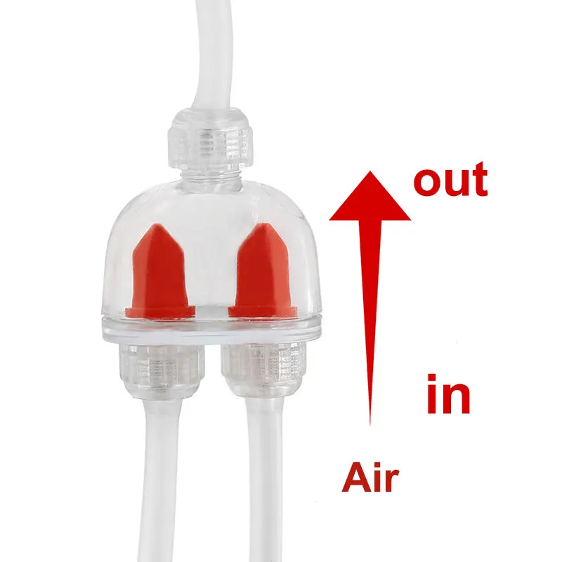 Aquarium air pump accessories three-way check valve, one-way valve, check valve，Trachea with an inner diameter of 4mm 3
