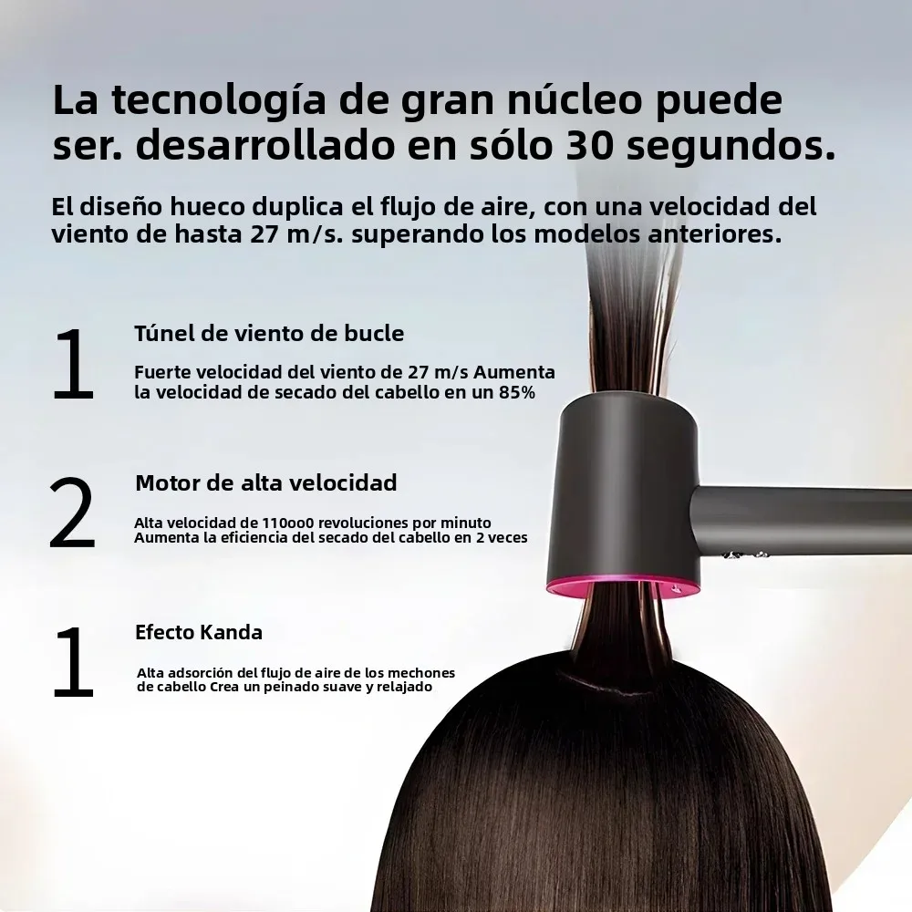 Secador de pelo iónico portátil rápido 2