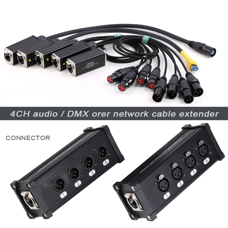 rede xlr para iluminação de palco gravação