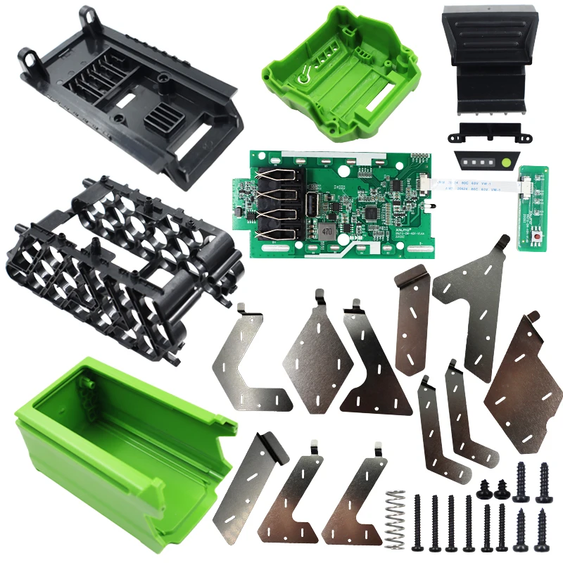 

20*18650 Li-ion Battery Plastic Case Charging Protection Circuit Board PCB For Greenworks 40V Lawn Mower Cropper Grass Cutter