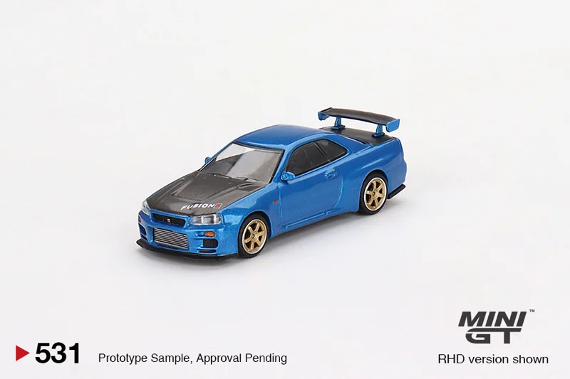 TSM MINIGT 1:64 Skyline R34 Top Secret GT-R Model 531# - AliExpress