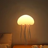 Jellyfish Lamp Voice Control Dancing RGB Gradient Jellyfish Bedside Lamp Rechargeable Table Lamp Touch Sensor Christmas Gift New 4
