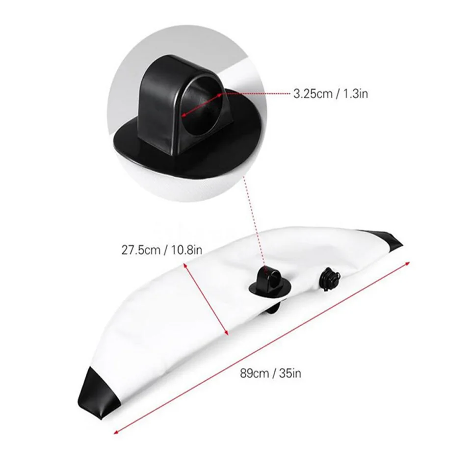 METER STAR カヤックインフレータブルアウトリガースタビライザー ウォーターカヤックフロートブイ ポリ塩化ビニル原材料使用 信頼の品質 2個セット 調節可能なトローリングモーターマウントスタビライザー、カヤックや