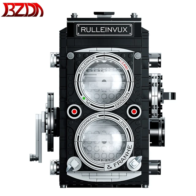 Mini Retro Camera Building Blocks Ideas Retro Digital Cameras FY2A Slr-kamera Collector Model Bricks Education Toys For Children 1