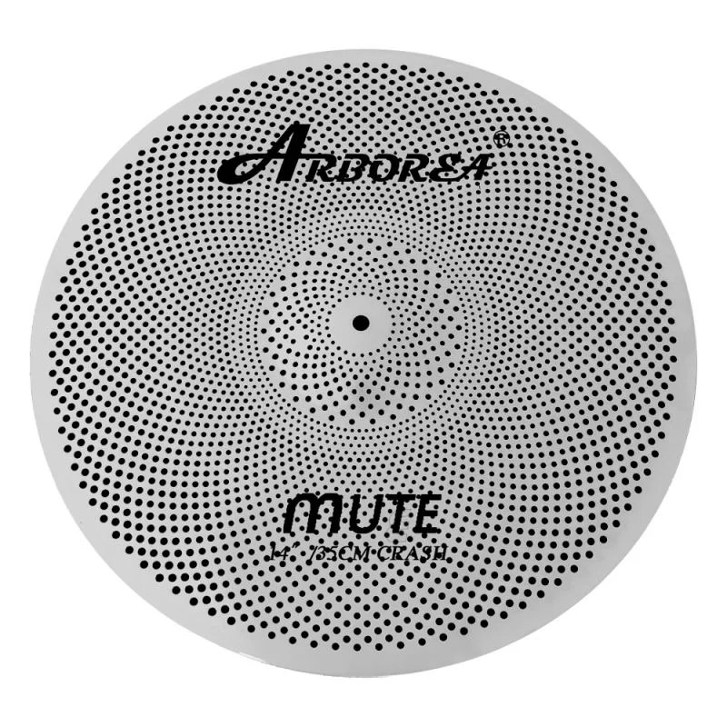 Arborea Alloy Mute Cymbal Set Low Volume Cymbal Pack 7 PCS(10/12/14/16/18/20) with Bag For Drum Practice