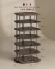 SONGMICSHOME 7-Tier Rotating Shoe Rack Tower Shoe Closet Organizer 28-35 Pairs for Entryway Living Room Shoe Shelf Storage 3