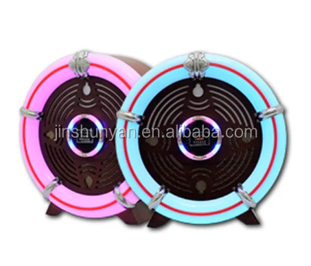 Led Lights Round Table-Top Jukebox Usb/Sd, Fm Radio, Bt