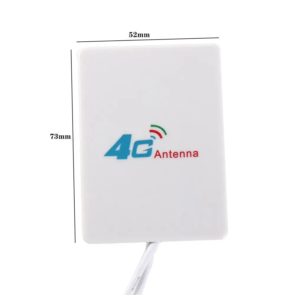 LTE Antenna 1pc 2M Cable 3G 4G TS9 CRC9 SMA Enhanced Signal SMA Connector External Antenna Router Adapter