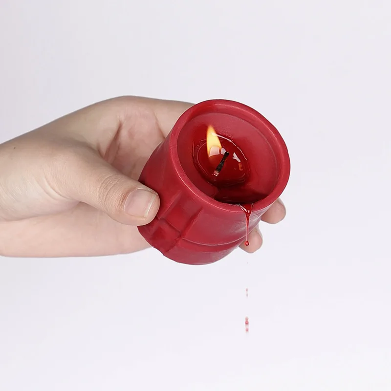 Sex ToyssmLow Temperature Candles Bamboo Wax Couple Sexy Flirting Interactive Toys Alternative Training Wax Drip Props