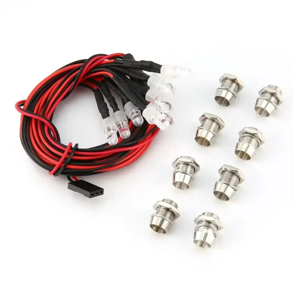3mm 5mm 8mm 10mm RC Auto LED Licht Lampe Scheinwerfer Scheinwerfer Rücklicht Set für 1/10 1/8 1/12 Modell Crawler Drift HPI MN99 MN90 Teil – Detail 23