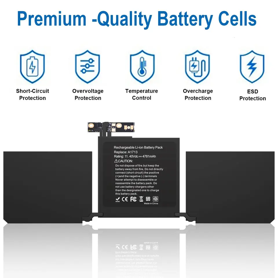 Bateria A1713 Para Macbook Pro 13 A1708 Late 2016 Mid 2017 | Cuotas sin interés