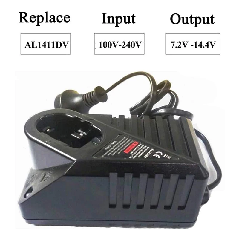 Carregador para Bateria Bosch Ni-cd Ni-mh Furadeira Elétrica 7.2v 9.6v 12v 14.4v Bateria Gsr7.2 Gsr9.6 Gsr12 Gsr14.4 Al1411dv
