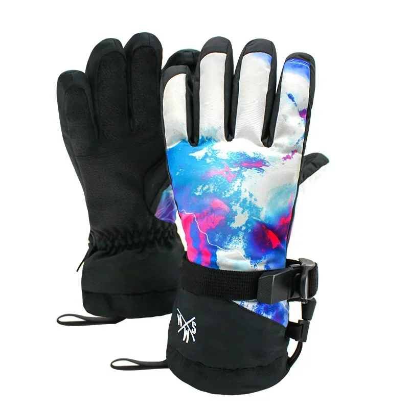 

Sport Mountain Female Snow Mittens Warm Men Woman Ski Gloves Waterproof Husbnad Riding Glove Outdoor Man Skiing Mitten Clothes