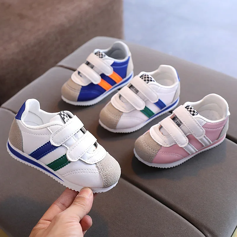 2024 Fashion Platform Shoes for Kids Girl All-white Sneakers Boys Casual  tenis Shoes Spring Autumn Vulcanized Shoes Child G03213