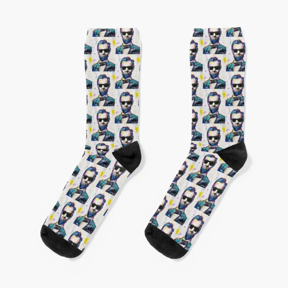 Cool Lincoln Socks Heating Sock Warm Winter Woman Sock lincoln in the bardo