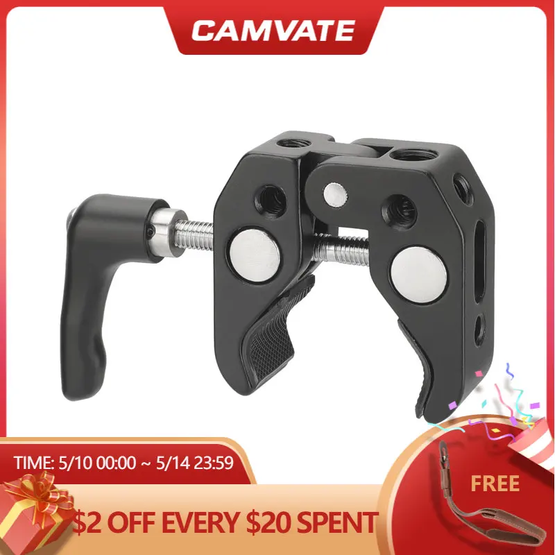 Camera Clamp Tripod Screw Photography Accessories Clamp Super Clamp