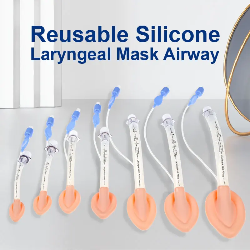 Califed Reusable Silicone Laryngeal Mask Airway Laryngeal Masks for kids adults 1pc