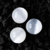 1PC Natural Stone White Selenite Ball Crystal Sphere Healing Gemstone FengShui Home Decor With Base 4
