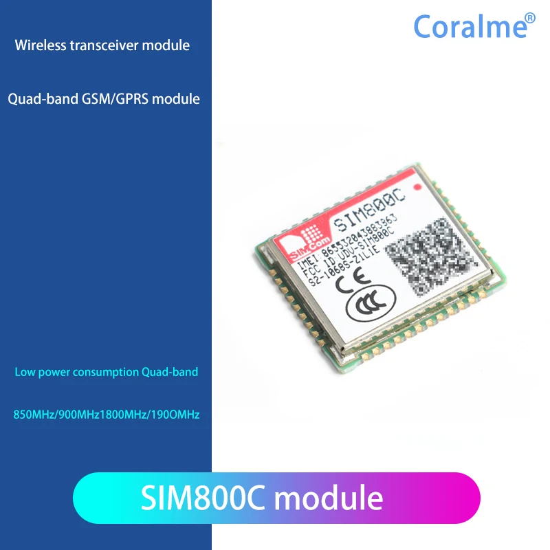 SIM800C Four Band GSM/GPRS Module GPRS Fixed IC Chip Dual Band Four