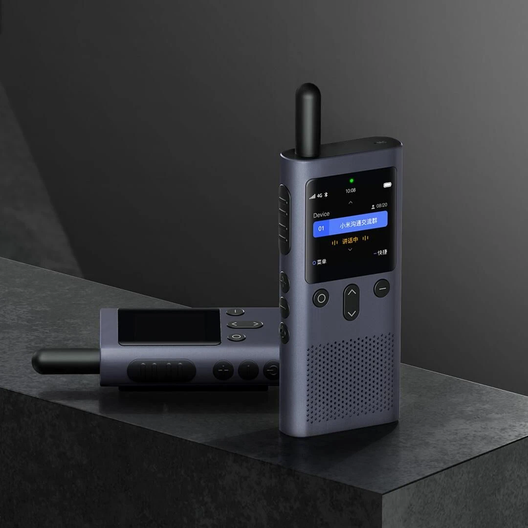 Original Xiaomi Mijia Smart Walkie 3 Smart Talkie With Fm Radio Speaker Standby Smart Phone App Location Share Fast Team Talk Aliexpress