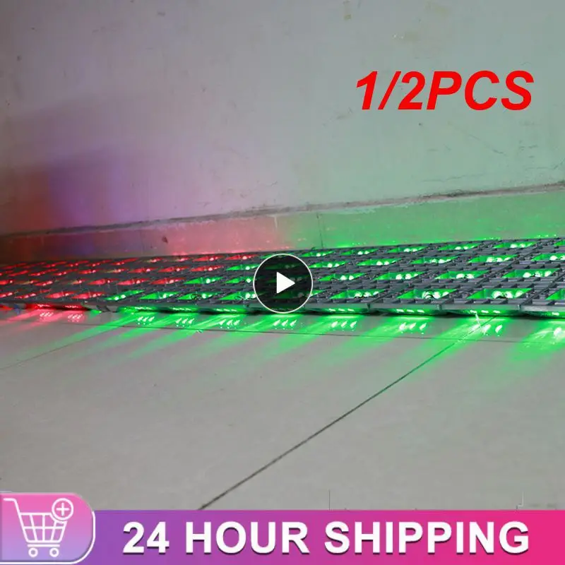 

1/2PCS Solar Powered Raised Road Stud Maker Pathway Deck Dock LED Steady Light