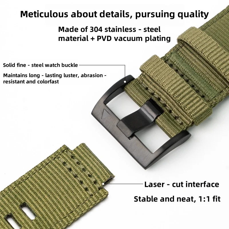 Nylon Smartwatch Strap Bracelet - Premium Watchband Accessory
