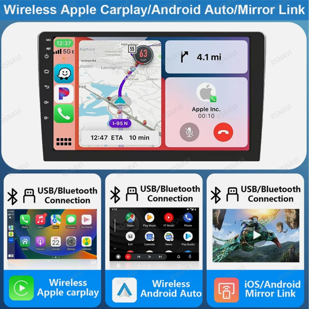 Radio para Auto Android 16 para JEEP Compass Patriot 2011 - 2017, Unidad Principal Estéreo 4G LTE, Qualcomm Multimedia DVD QLED, Navegación GPS BT 4