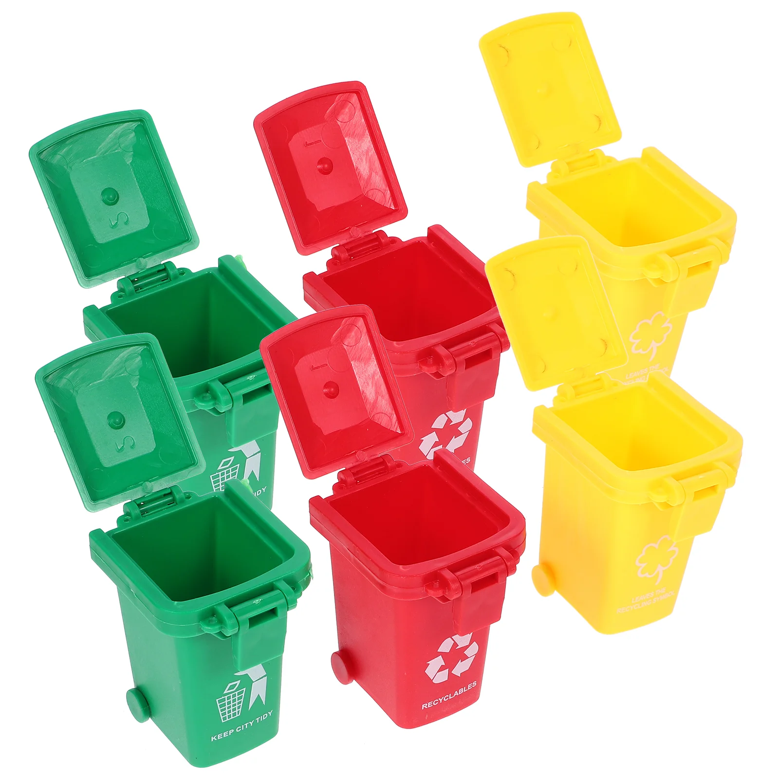 

Мусорная корзина 6 шт., детская игрушка-пазл для мусора, сортировочные мини-игрушки из АБС-пластика, развивающая игрушка для раннего возраста