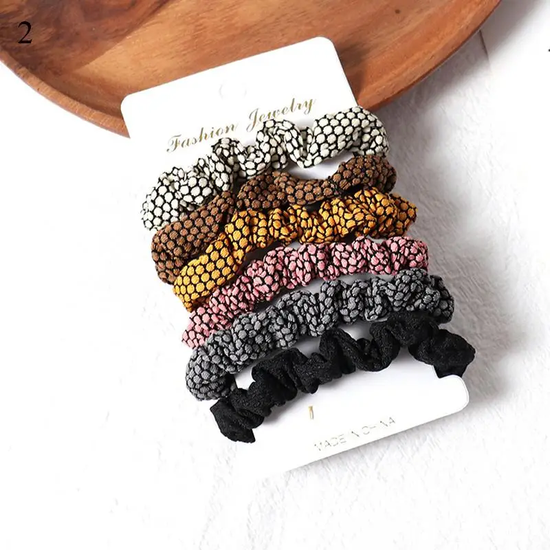 Women Hair Accessories Ladies Solid color Bows Scrunchies Ponytail Female Scrunchy Elastic Hair Ropes Headwear For Women hair clip ins Hair Accessories