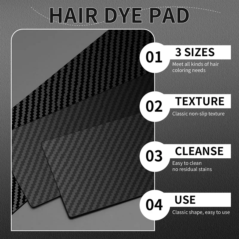 1/3 stücke Professionelle Haar Färbung Bord Friseur Haar Farbstoff Matte Barbershop Tönung Platte Werkzeuge Haar Styling Liefert Salon – Detail 3
