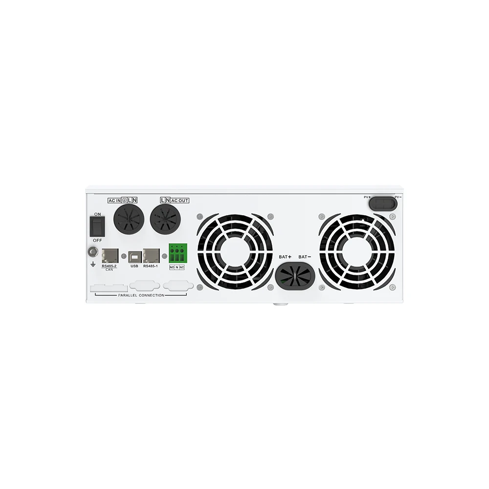게테메테 맥스 PV 입력 전압 500VDC 하이브리드 인버터 5KW 48V 110/120VAC MPPT 80A 순수 사인파 태양광 충전기 IP20 보호