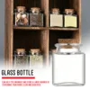 5/10pcs 50ml Clear Glass Bottles with Cork Spice Message Vials Empty Wish Bottle DIY Drifting Empty Tiny Jars Party Decorations 1
