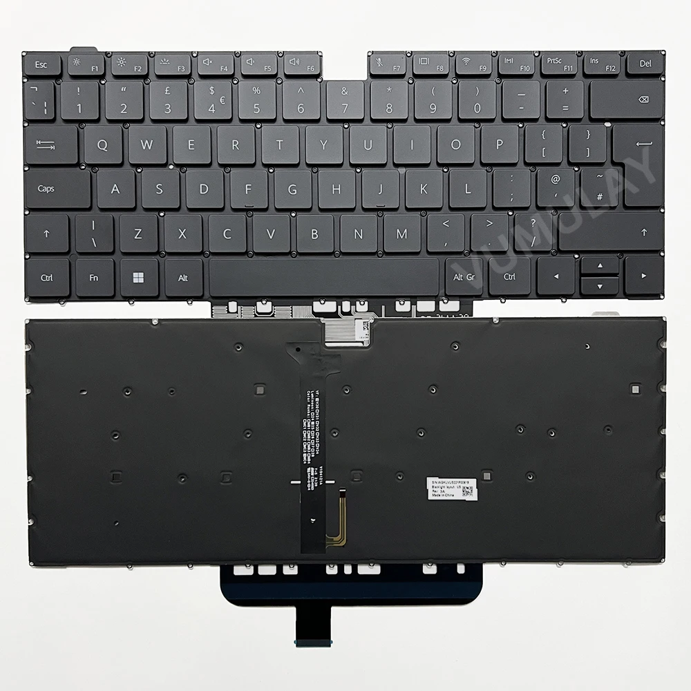 UK/Italian Keyboard for HUAWEI MateBook D14 D15 BOB-WAI9Q BOB-WAI9
