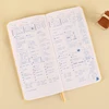 Kinbor Timeline Weekly Planner Pocket A6 Journal Notebook Daily Agenda Monthly Planning Habits Tracker Time Organizer Schedule 2